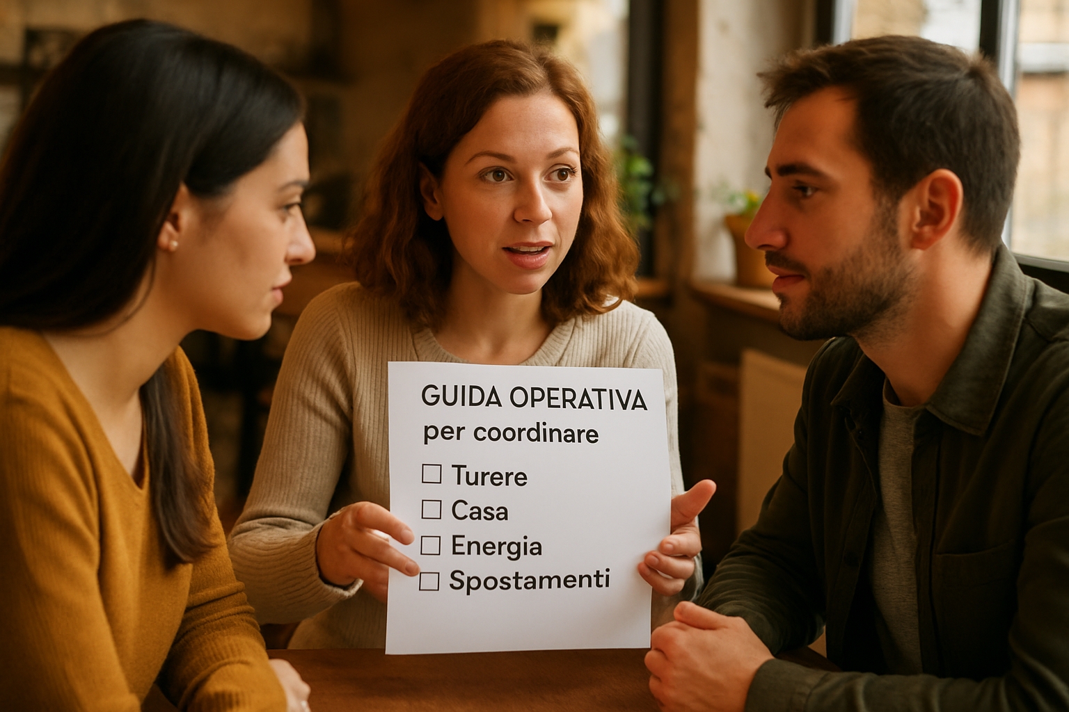 Guida operativa per coordinare tutele, casa, energia e spostamenti con azioni verificabili